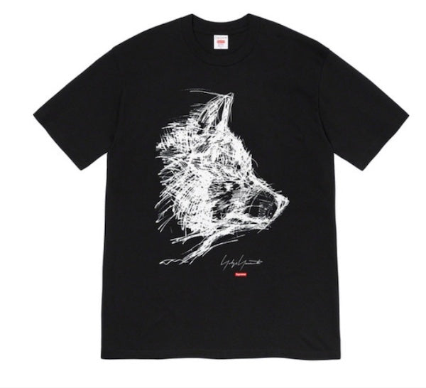 Supreme/ Yohji Yamamoto Scribble Wolf Tee – Believeshops.com