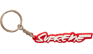 FW20 Release.  Futura Logo Keychain. For sale at www.believeshops.com