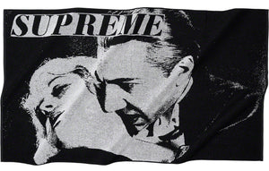 SS19 Supreme collection.  Made out of 100 percent cotton.  it's 69.5x39 in size.  A good size to display on your living room and big enough for the beach. For sale at www.believeshops.com