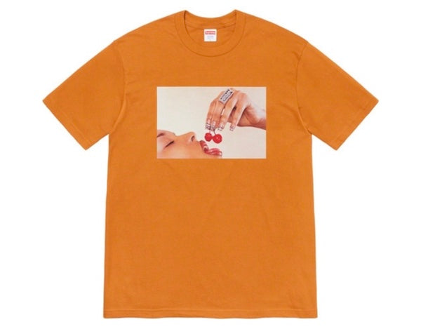 SS20 Supreme Release  Cherries Tee. For sale at www.believeshops.com