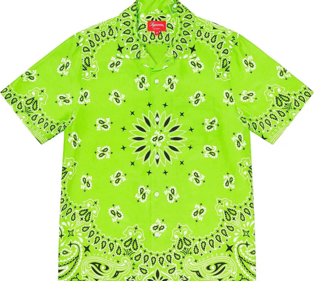 Supreme Bandana Silk Short Sleeve Shirt