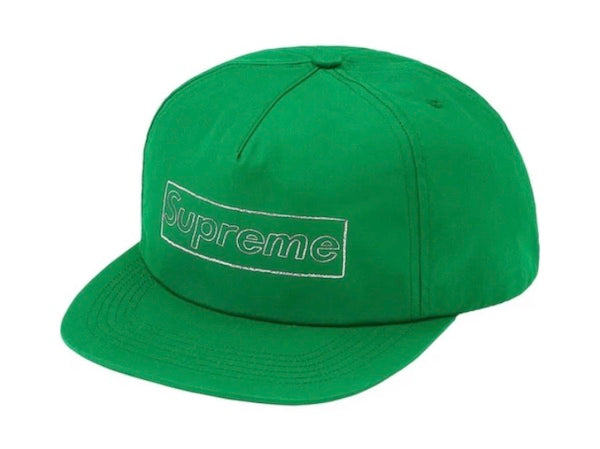 Supreme x KAWS Chalk Logo 5-Panel Hat –