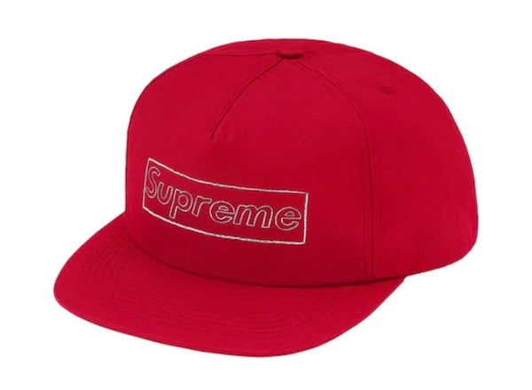 Supreme x KAWS Chalk Logo 5 Panel Hat – Believeshops.com